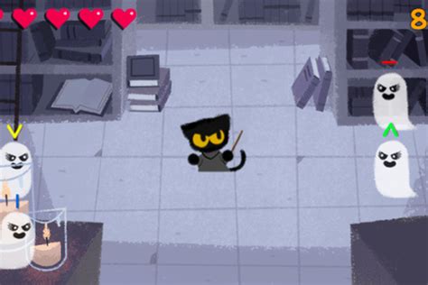 Google doodle wizard cat 15 player public game completed on november 2nd, 2019. Google's playable Halloween doodle is pretty neat - Polygon