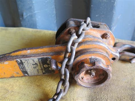 Harrington 1 12 Ton Lever Chain Hoist Lb015 Oahu Auctions