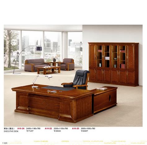 High Quality Hdf Wood Executive Table Luxury Office Furniture Desk