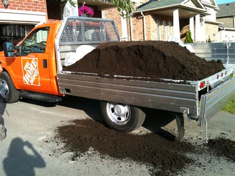 One Cubic Yard Of Soil He Said So After Picking Up