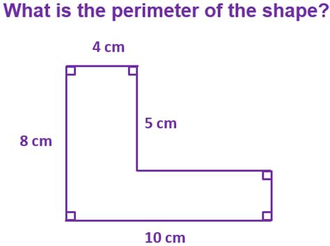 GCSE perimeter - how to measure the length of sides around ...