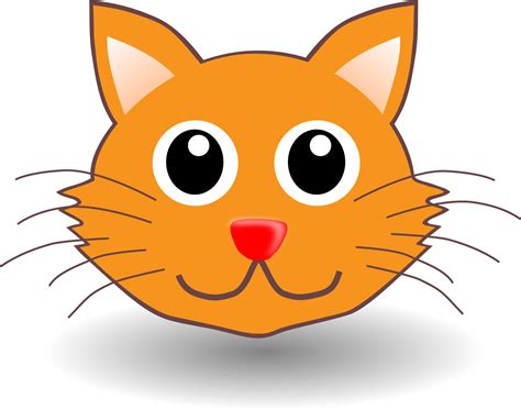 The tabby cat is lying on a blue blanket. Library of free clip art black and white stock cat face ...