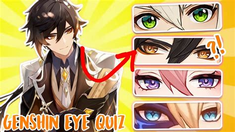 Guess Genshin Impact Character By Their Eyes Genshin Impact Quiz 3 Seconds Challenge Youtube