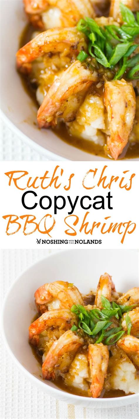 Shrimp appetizers and entrées are perfect for holiday parties. Ruth's Chris Copycat BBQ Shrimp by Noshing With The ...