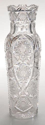 Libbey Monumental Brilliant Period Cut Glass Vase Sold At Auction From 9th September To 22nd