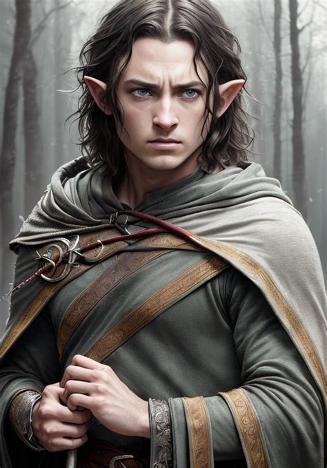 Male Elf Druid By Castleforge On Deviantart