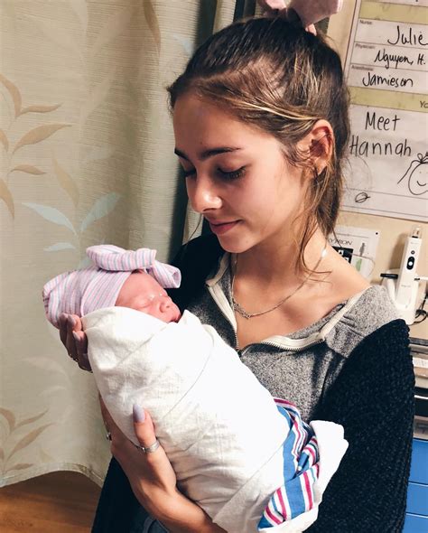 General Hospitals Haley Pullos Shows Off Her New Baby Niece