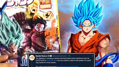 Jump Force Ssgss Super Saiyan Blue Goku Confirmed As A