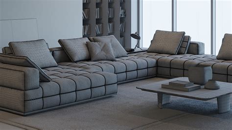 modelo 3d Composición interior del sofá del clan Lawrence - TurboSquid