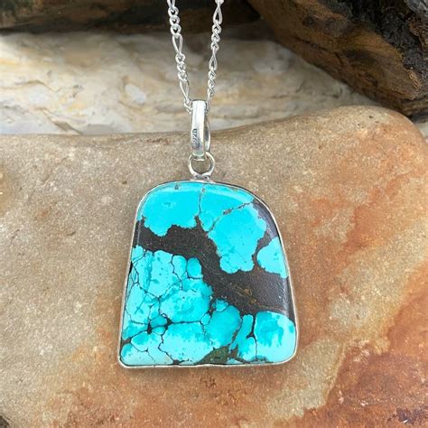 Sterling Silver Turquoise Pendant Gle Good Living Essentials