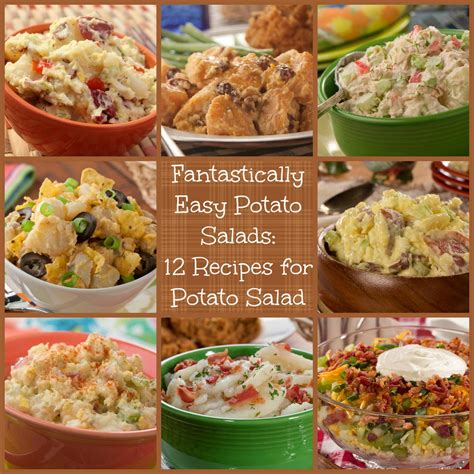 Classic and traditional recipe with potatoes, eggs, mayo, relish, onions and spices. Fantastically Easy Potato Salads: 12 Recipes for Potato Salad | MrFood.com