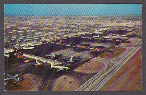 Los Angeles International Airport Los Angeles Ca Postcard 1950s