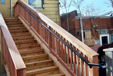 Railing height is measured from the top of the deck surface to the top of the deck rail. Deck Railing Post Height | Home Design Ideas