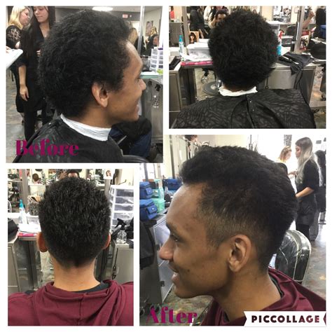 Typically, it is for the most part characterized by the hair at the back and sides of the head been artfully tapered in length until no more hair is left on the skin. Pin on Haircuts