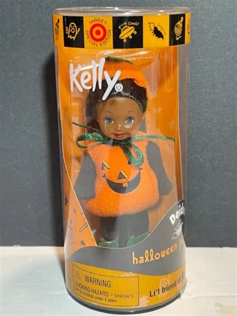 Vtg Mattel Barbie Halloween Party Kelly Deidre Pumpkin Doll Target