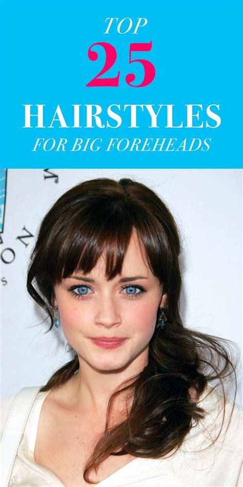 The most common long oval face material is metal. Top 25 Hairstyles for Big Foreheads (With images) | Hair for big foreheads, Big forehead
