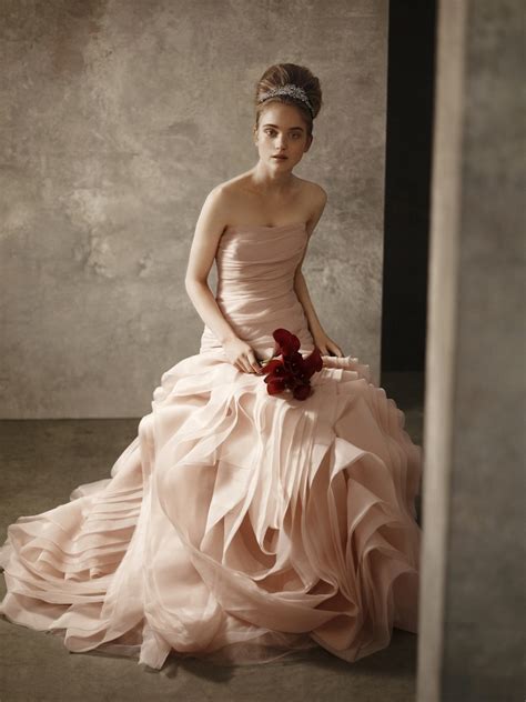 We did not find results for: Blush pink strapless bridal gown from White by Vera Wang ...