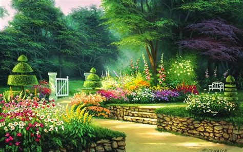 Maybe you would like to learn more about one of these? Spring Garden HD Wallpaper | Background Image | 1920x1200 ...