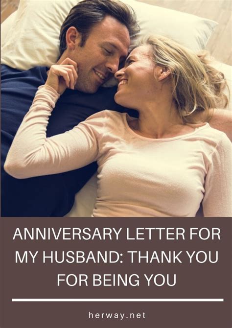 Anniversary Letter For My Husband Thank You For Being You