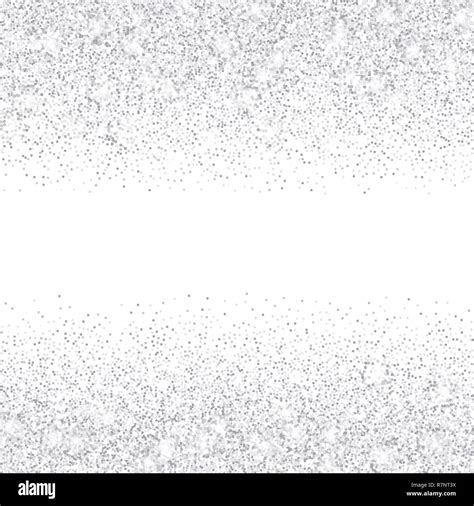 Vector Falling In Lines Silver Glitter Confetti Dots Stock Vector Image