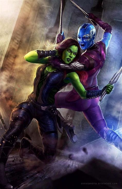 Gamora Vs Nebula | Nebula marvel, Marvel comic universe, Gamora marvel