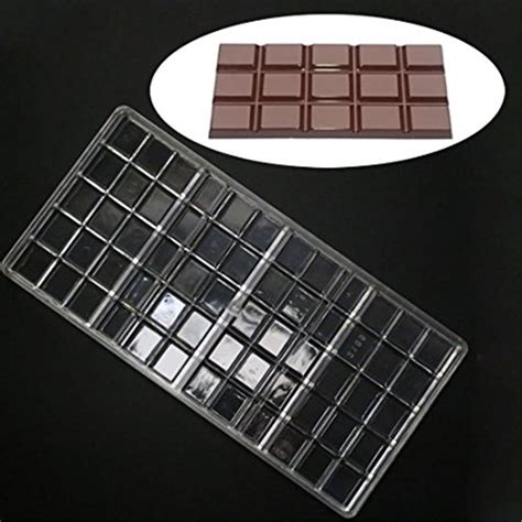 4 Cavity Polycarbonate Chocolate Bar Mold Pc Mould Clear Hard Plastic