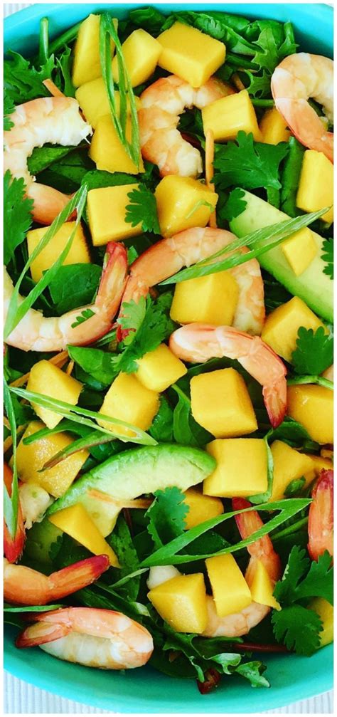 It does take a bit of chopping, but with the ladies chopping and the guys manning the grill, it came together in a flash. Shrimp Mango Salad | Recipe | Shrimp mango salad, Mango salad, Food recipes
