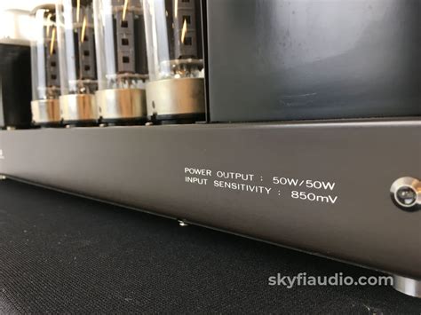 Luxman Mq 3600 Stereo Tube Amplifier With Original Luxman Tubes Skyfi