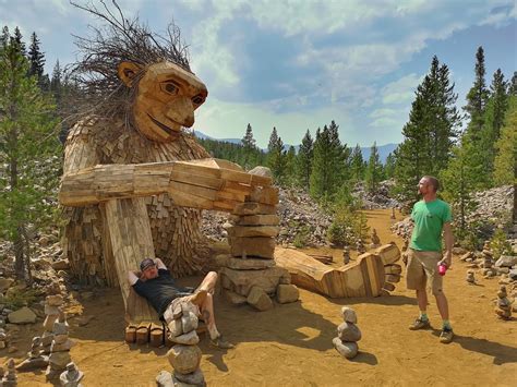 Giant Wooden Trolls By Artist Thomas Dambo