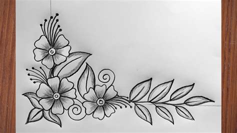 Details 80 Flower Border Design Sketch Best Seven Edu Vn