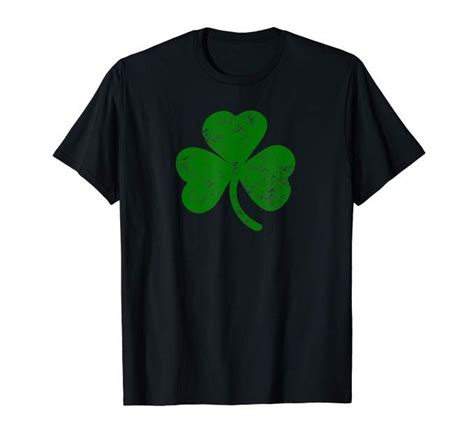 Amazon Com St Patrick S Day Distressed Irish Shamrock T Shirt Vintage