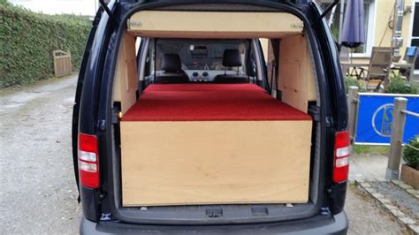 Vw caddy bett ausbau bauanleitung furs selber bauen ulligunde com. Bett Caddy Maxi