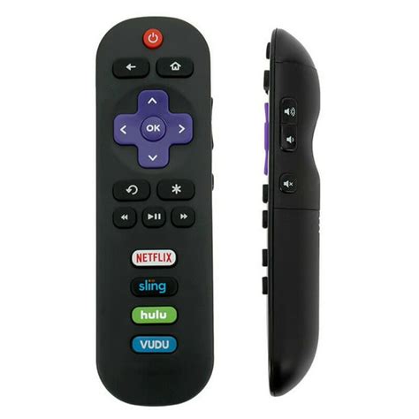 Universal Onn Roku Tvs Remote Control With Netflix Sling Hulu Vudu Keys