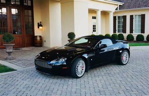 2009 Aston Martin Vantage Black Convertible For Sale In San Carlos