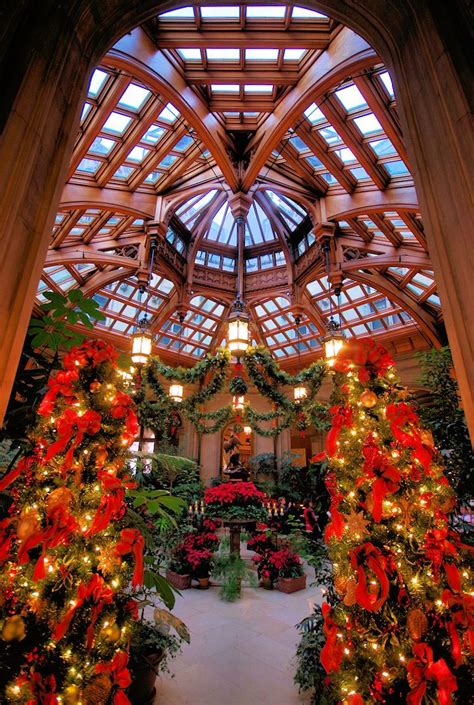Christmas At Biltmore House In Asheville Winter Garden During
