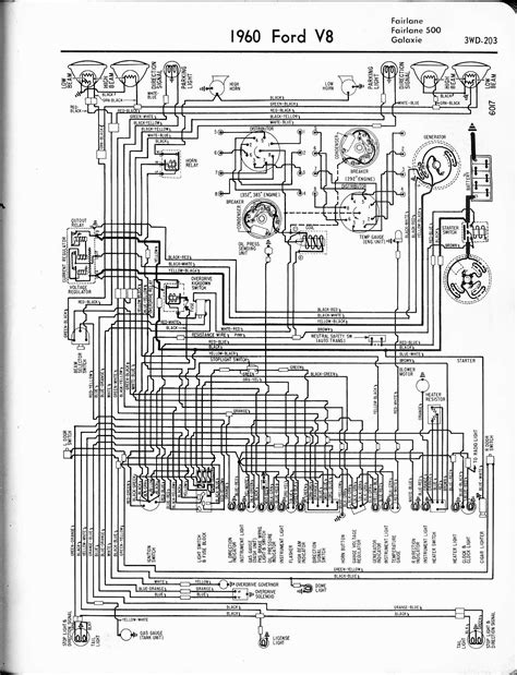 Parts And Accessories Fairlaine And Fairlane 500 Wiring Diagram Manual Ford