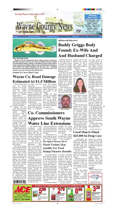 Wayne County News 05-19-10 by Chester County Independent - Issuu