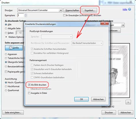 Wie png bilder & fotos als pdf dateien in windows 10 speichern? PDF als JPG speichern - Universal Document Converter