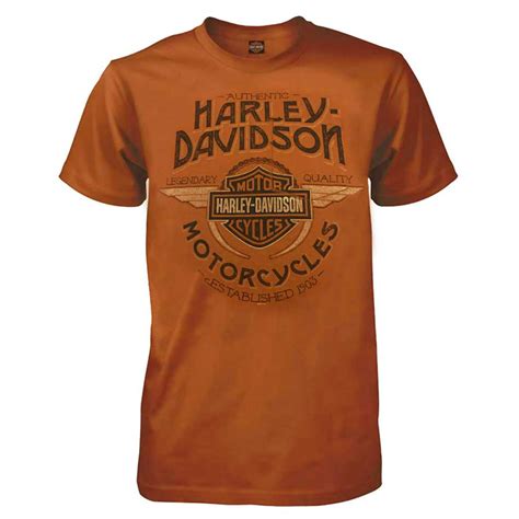 Harley Davidson Harley Davidson Mens Historic Rumble Chest Pocket T