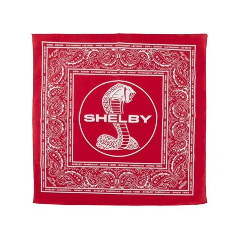 Red Shelby Bandana Decorative Pattern Shelby Store