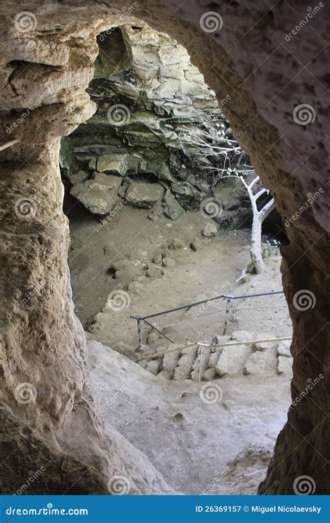 Cueva Antigua De Adulam Fotografía De Archivo Libre De Regalías
