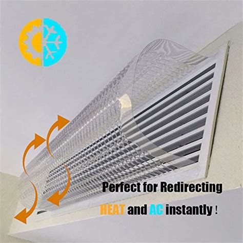 Liveinu Unique Design Adjustable Reusable Heat And Air Deflector For