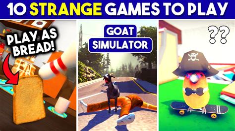 10 Weirdest And Strange Games Ever That Are Really Fun To Play 🤣