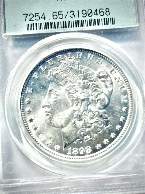 1898 O Pcgs Ms 65 Morgan Silver Dollar Ebay