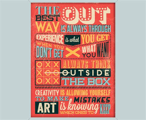 Creativity Inspirational Poster Vector Art And Graphics