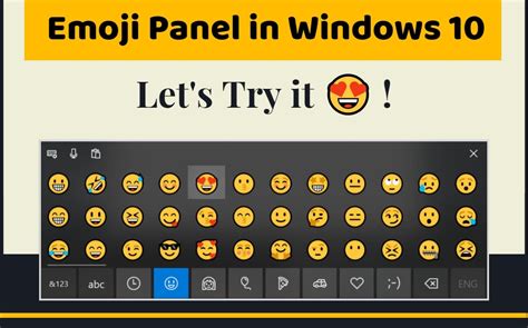 Use Emoji Using Keyboard In Windows 10 Asoftclick