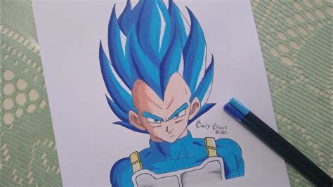 Dragon ball chou, dbs, dragon ball super, dragonball super, ドラゴンボール超. COMO DESENHAR O VEGETA SUPER SAYAJIN BLUE (Dragon Ball ...