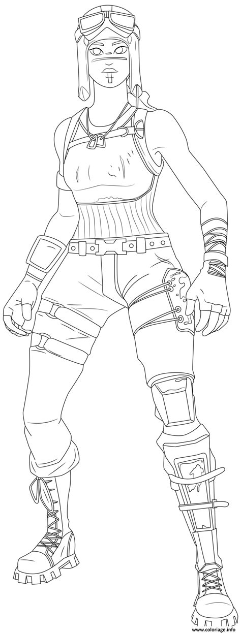 Fortnite dessin & coloriage en ligne, gratuit à imprimer pour colorier fortnite avec des enfants et des adultes. Coloriage Renegade Raider Fortnite Skin Hd Dessin Fortnite à imprimer