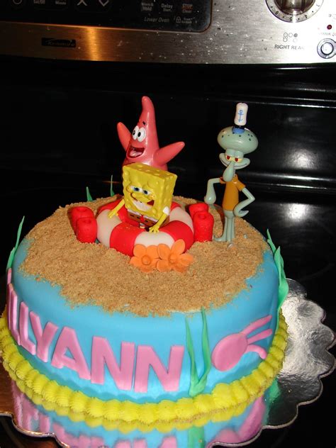 Spongebob Birthday Cake — Childrens Birthday Cakes Spongebob
