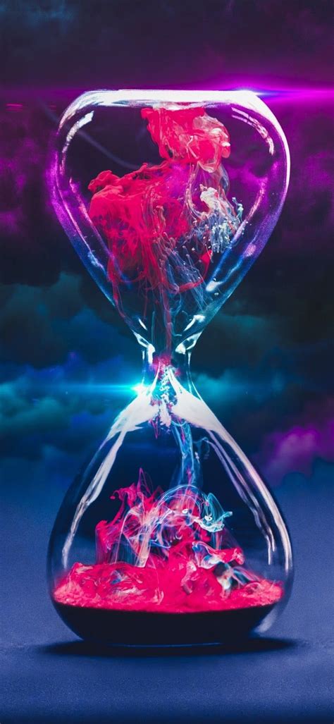 Hourglass In 2020 Cute Wallpaper Backgrounds Galaxy Art Hourglass